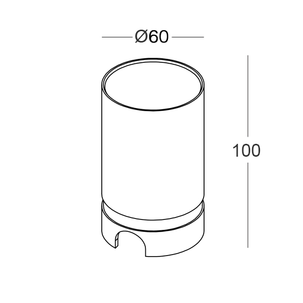 D.BOX.033.01 - Cassaforma corta in alluminio per Rim/Cut 70